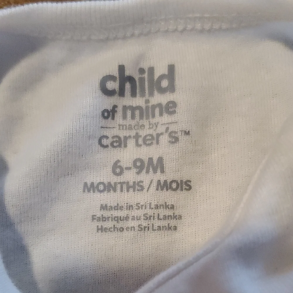 🐻 Carter's White Bodysuit with Truck Graphic
